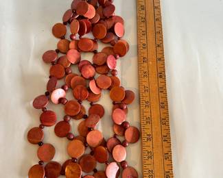 Orangey Brown Necklace $10.00