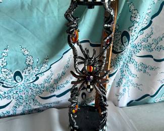 Tall Spider Candle Holder $30.00