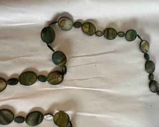 Green Stone Necklace $10.00