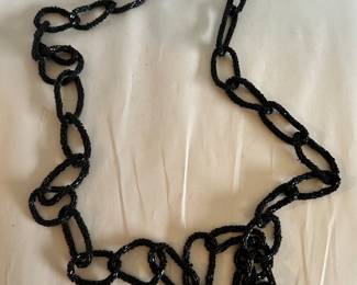 Black Chain Link Necklace $8.00