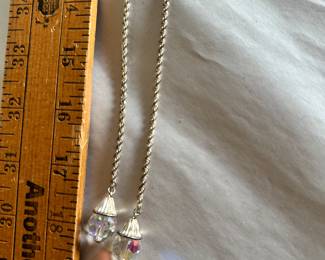 Crystal Lariat Necklace $8.00
