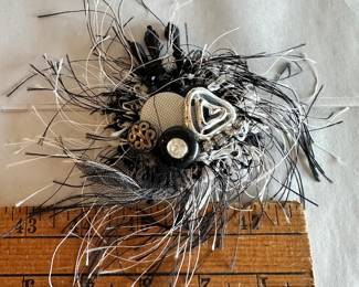 Black and White Brooch $4.00