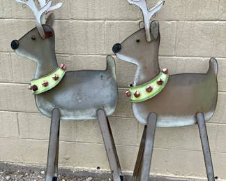 Outdoor Metal Christmas Deer