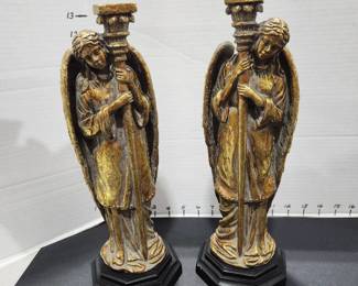 Angel candlestick holders