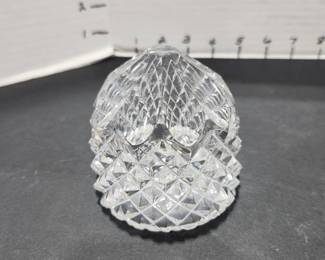 Crystal paperweight 3 in tall