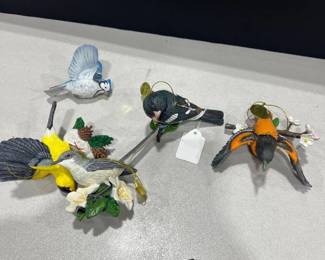 The Danbury Mint bird ornaments