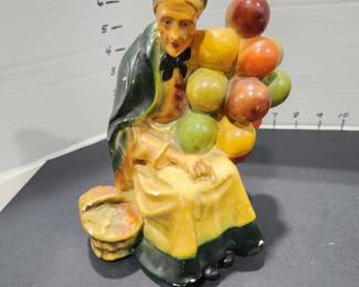 Vintage ABCO handpainted chalkware statue 8 in tall