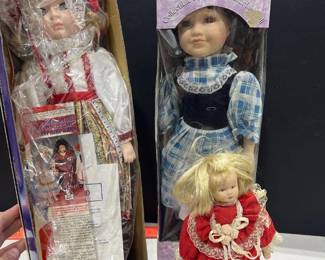 American Doll Marta, Vintage classic treasures doll in box and other older dolls