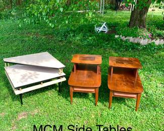 Vintage MCM side tables