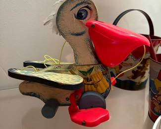 1960's FISHER PRICE Pelican Pull Toy