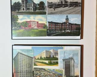 Vintage Framed OMAHA Postcards
