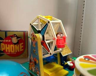 1960's FISHER PRICE Little People FERRIS WHEEL