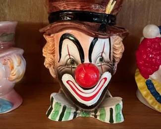 1965 #5598 RELPO Clown Head Vase