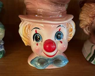 1965 #6008 REPLO Clown Head Vase 