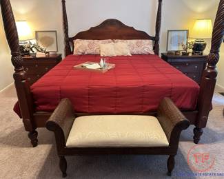 ETHAN ALLEN King Size Post Bed