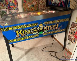 BALLY 1984 "Kings of Steel" Pinball Machine