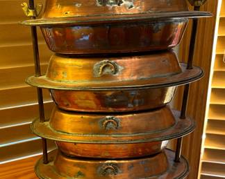 Turkish Copper Tiffin Boxes