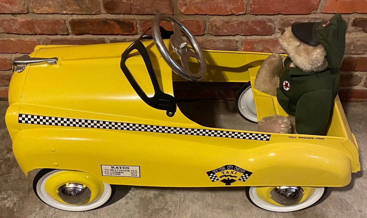 New York City Checker Taxi Pedal Car