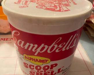 Campbell's Scoop and Spell Game