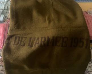 French Military Blanket