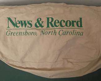 Greensboro News and Record Bag
