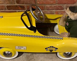 New York City Checker Taxi Pedal Car