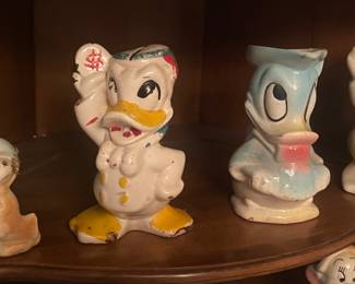 Donald Duck Bank and Planters