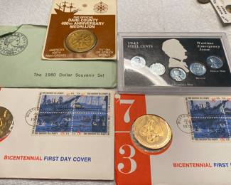 Coins, Stamps and Medals