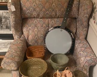 Chair and Baskets