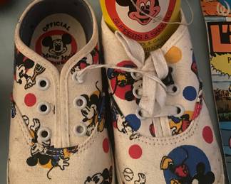NOS Mickey Mouse Tennis Shoes with Tag