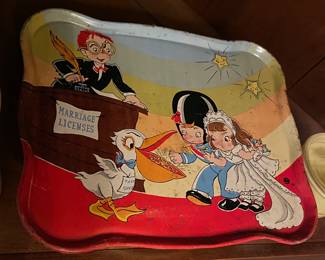 Tin Litho Child's Tray