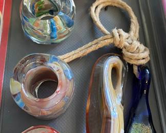 1990's Glass Pendants