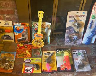 Vintage Toy Guns in Packaging