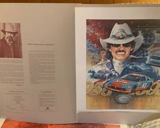 "The Randleman Rocket" Richard Petty Print by Garvin