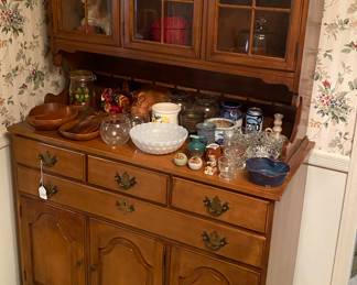 Maple Kitchen Hutch