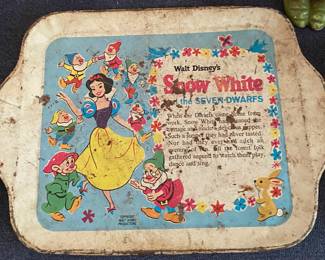 Snow White Tin Litho Tray