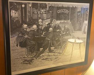 Keystone Cops Signed and Numbered