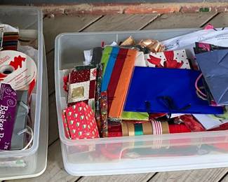 Christmas Bags and Paper