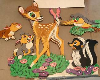 Bambi Wall Hangings with Original Box