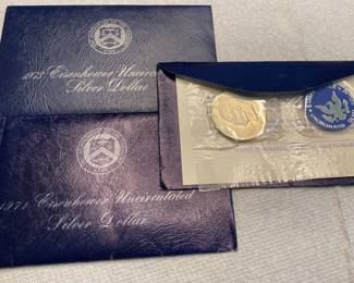 1970's 40% Silver Ike Dollars