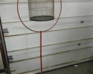 Vintage Bird Cage on Stand