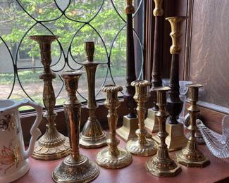brass candlesticks