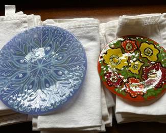 Higgins Studio glass plates