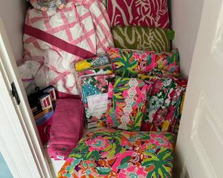 Lilly Pulitzer king and twin bedding
