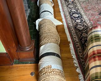 Pottery Barn 8x10 flat braided jute rug