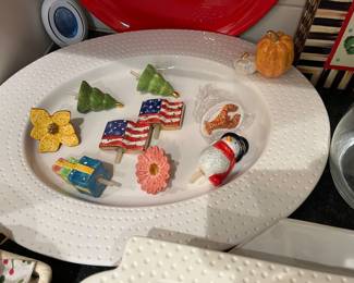 Nora Fleming minis - retired with embossed nf   NO PRESALES 