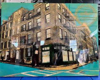 Ari Hauben
Hill Convenience
Mixed media on a wood box panel
48” long X 36” high X 1.75” deep
Conservatively Assessed at $7,000
Our Price: $1,750