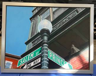 Jim Connelly
Salem
oil on canvas
floater frame
43.75” X 34.25” X 2.25”
Conservatively Assessed at $3,500
Our price: $995