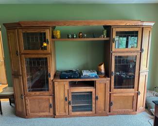 Mission Style Wall Unit