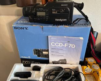 Vintage Sony CCD-F70 Camcorder Kit